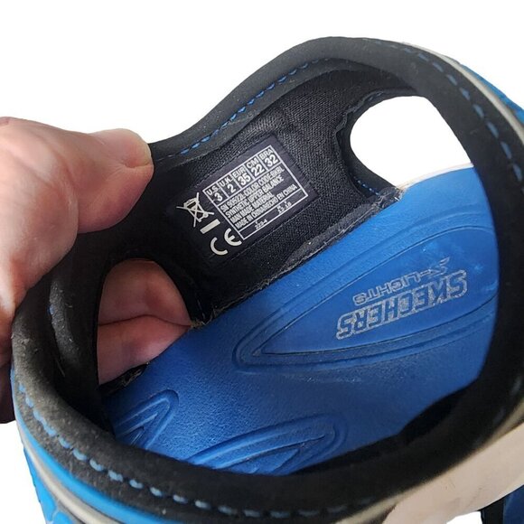 Skechers S Light Hypno-Splash Sandals Black Blue Big Boys US 3 - Picture 11 of 11